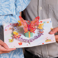 Thumbnail for Birthday Butterfly Pop Up Card