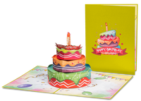 Thumbnail for Happy Birthday Cake Pop Up Card