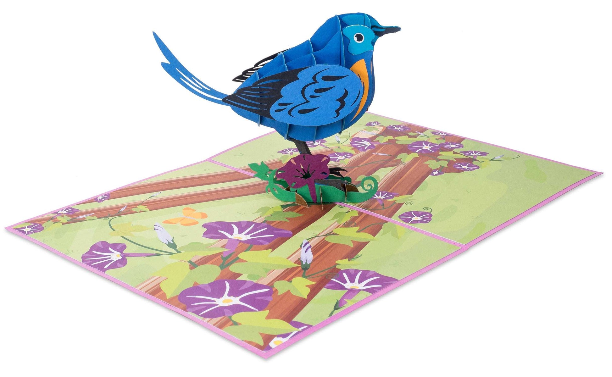 Blue Bird Pop Up Card