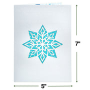 Snowflake Pop Up Card - 5