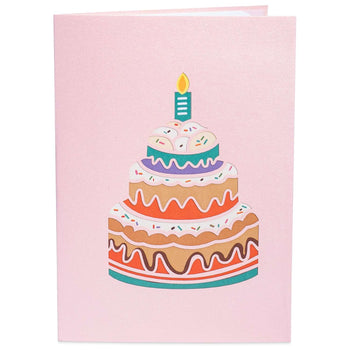 Birthday Cake Pop Up Card