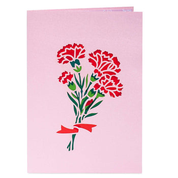 Carnations Pop Up Card