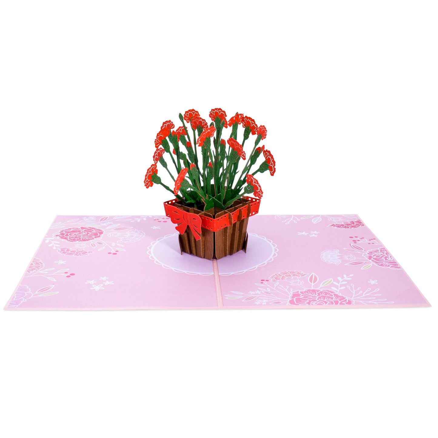 Carnations Pop Up Card