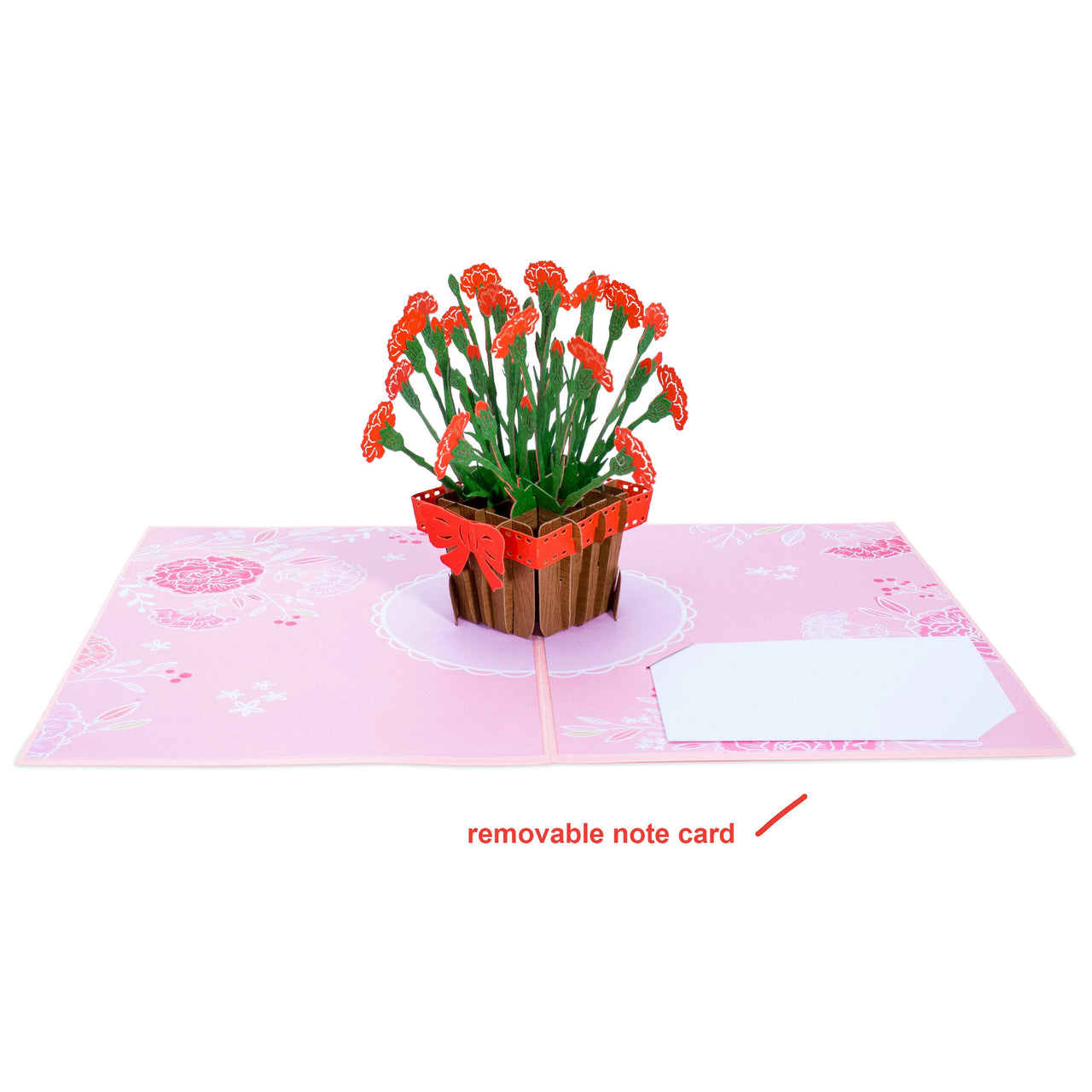 Carnations Pop Up Card