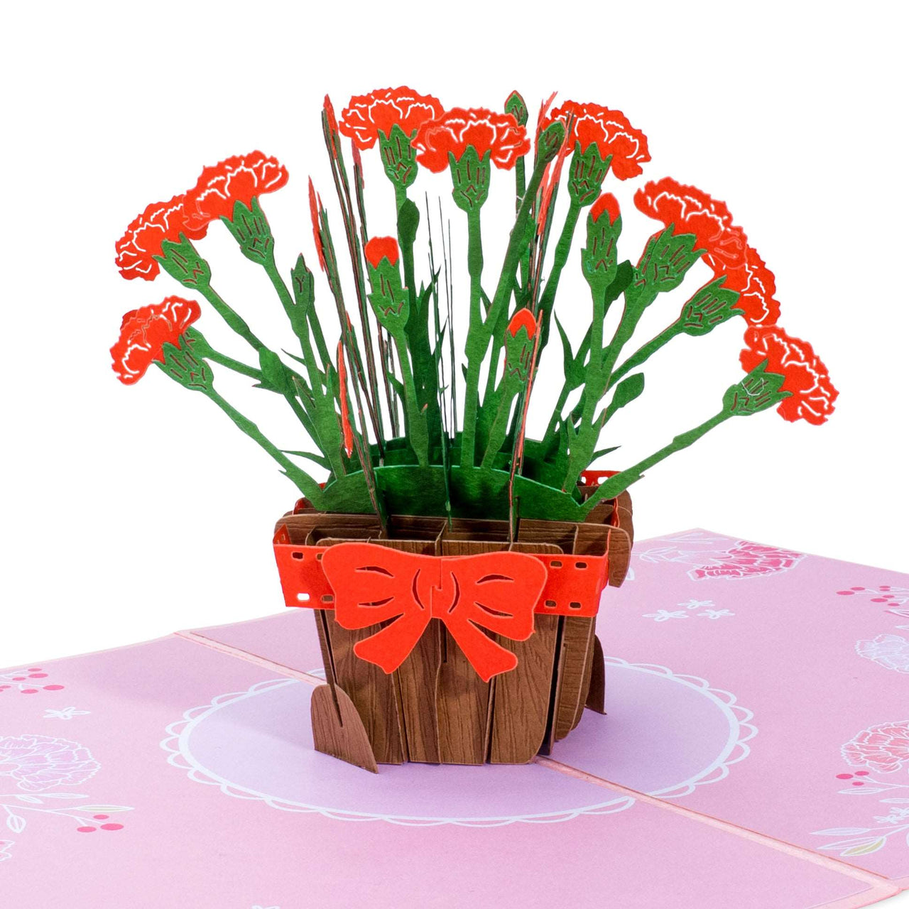 Carnations Pop Up Card