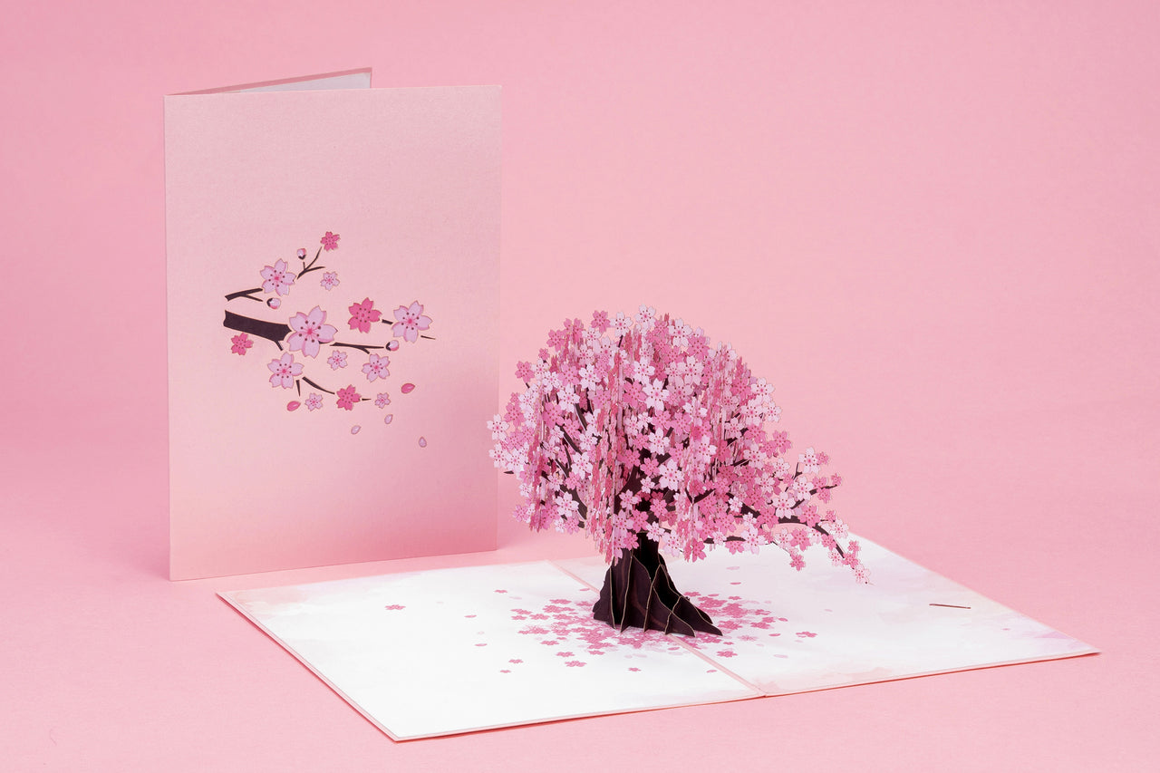 Cherry Blossom Pop Up Card