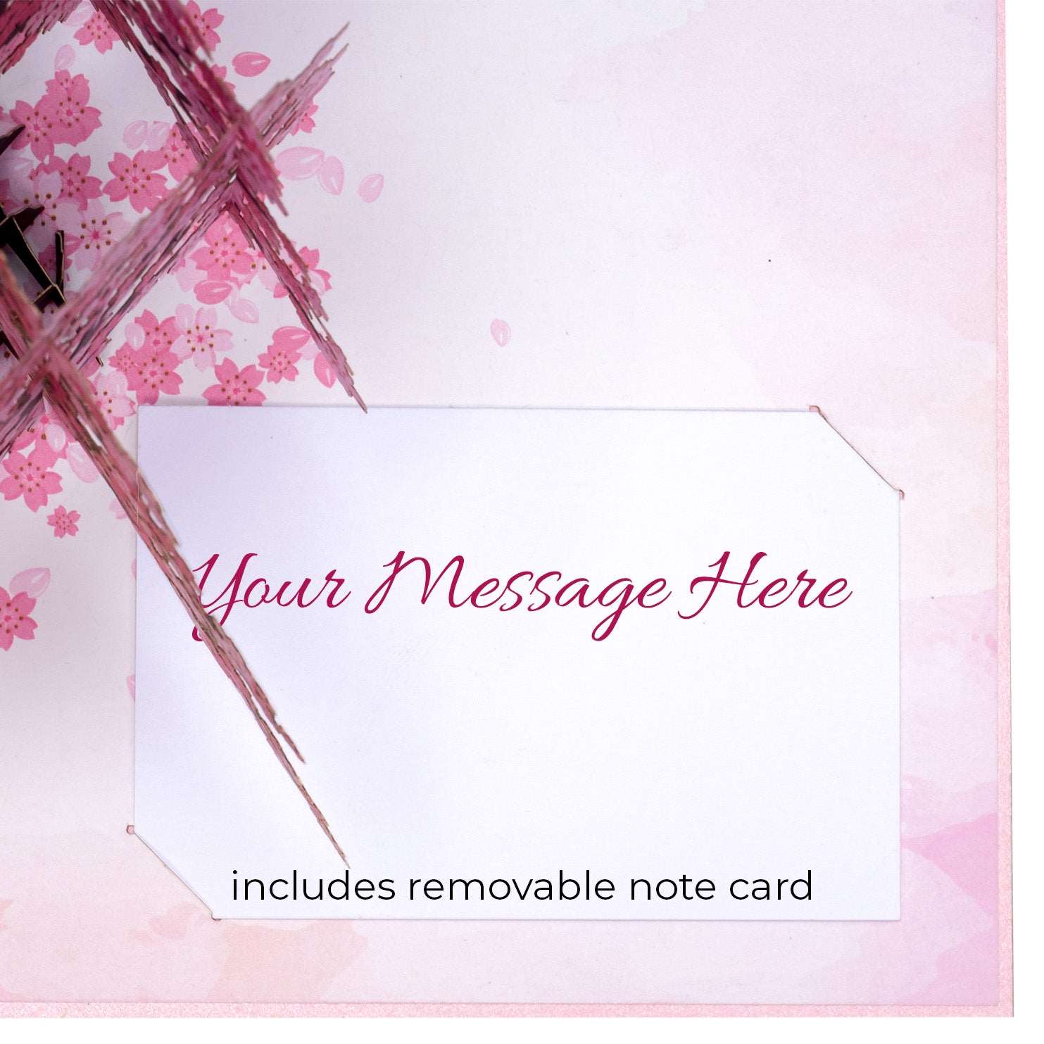 Cherry Blossom Pop Up Card