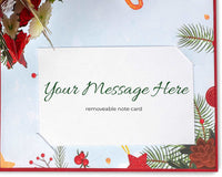 Thumbnail for Christmas Flowers Pop-up Card