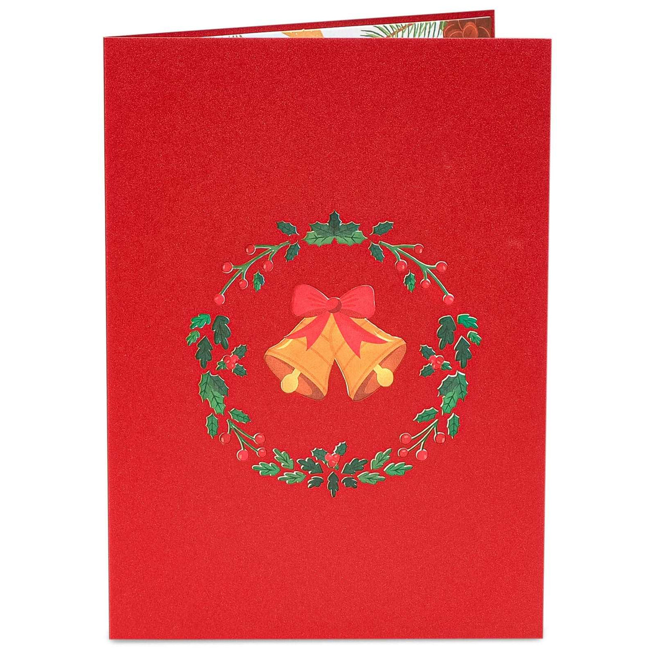 Christmas Flowers Pop-up Card