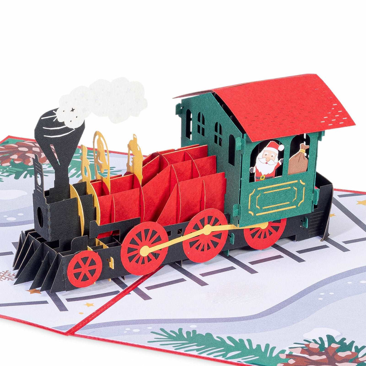 Christmas Train Pop Up Card