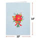 HugePop Christmas Spirit Flower Bouquet Pop Up