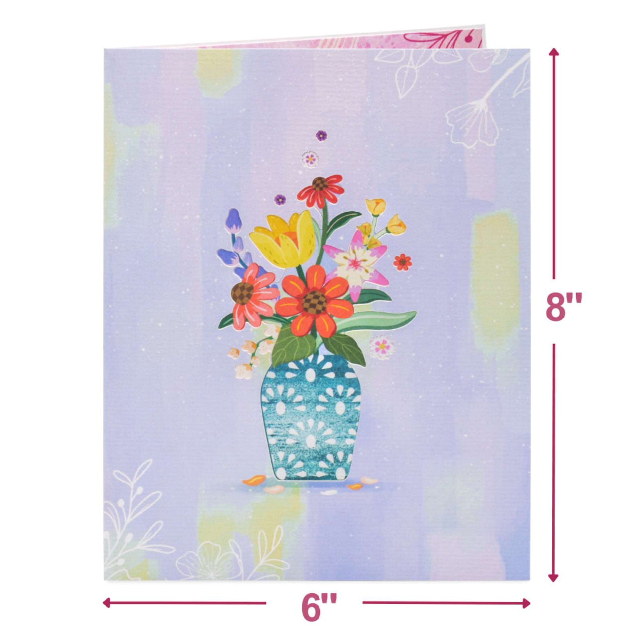 Charming Flower Bouquet Pop Up Card