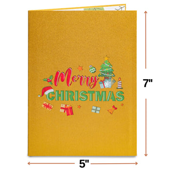 Merry Christmas Pop Up Card