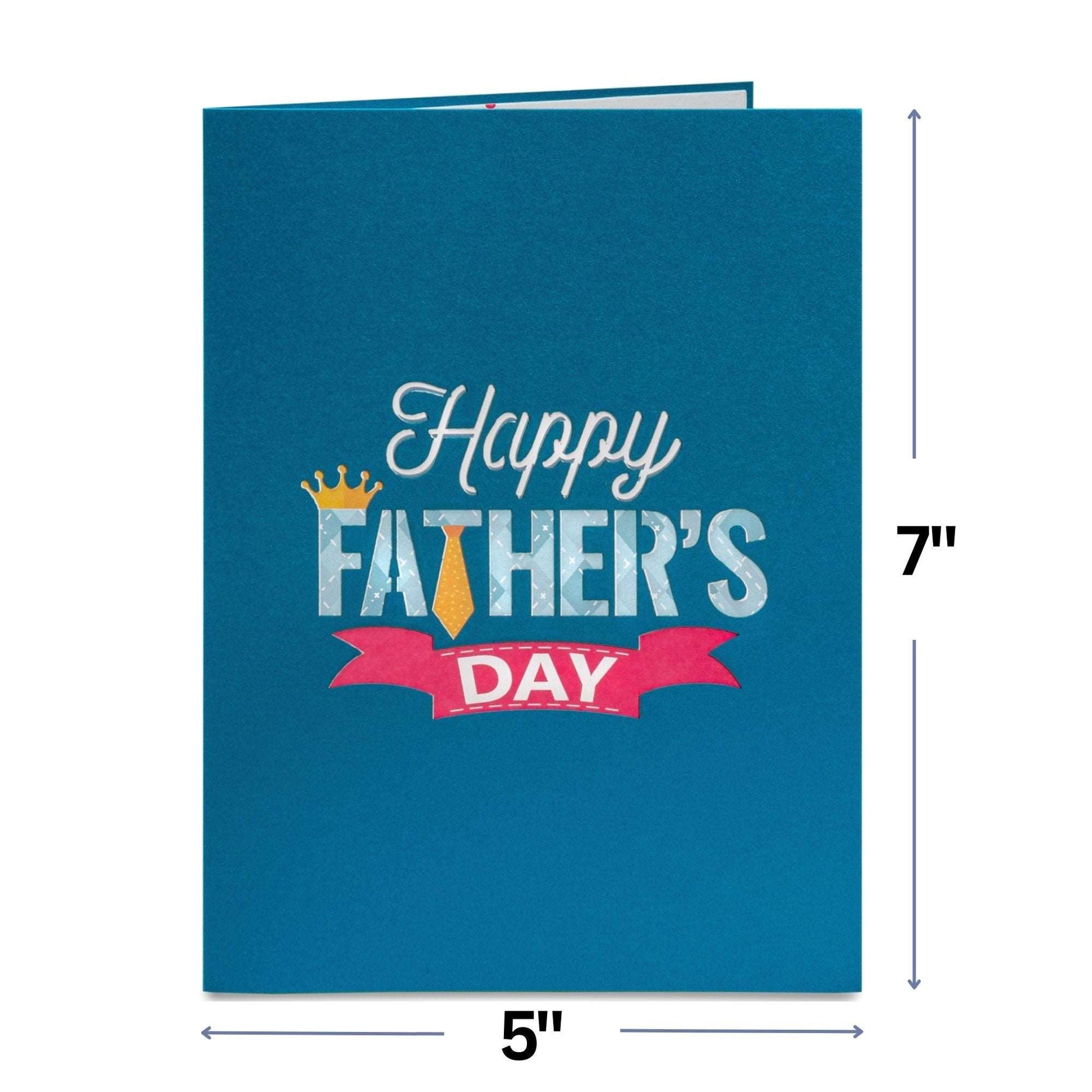 Happy Fathers Day Pop Up Card