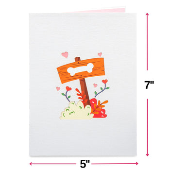 Love Dog House Pop Up Card - 5