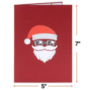 Dancing Santa Pop Up Christmas Card