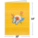 Hugepop Artisan Flower Pop Up Card with Detachable Bouquet