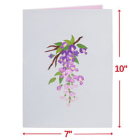 Thumbnail for Wisteria Tree Pop Up Card- Oversized 10