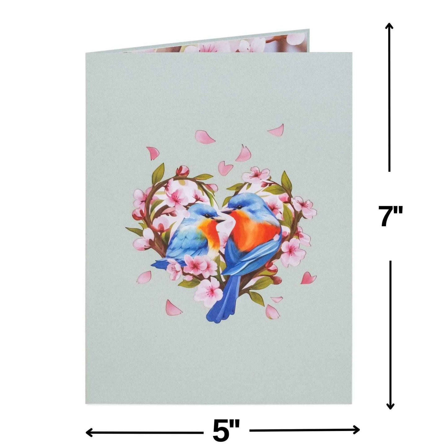Lovebirds Pop Up Card - Perfect for Celebrating Love