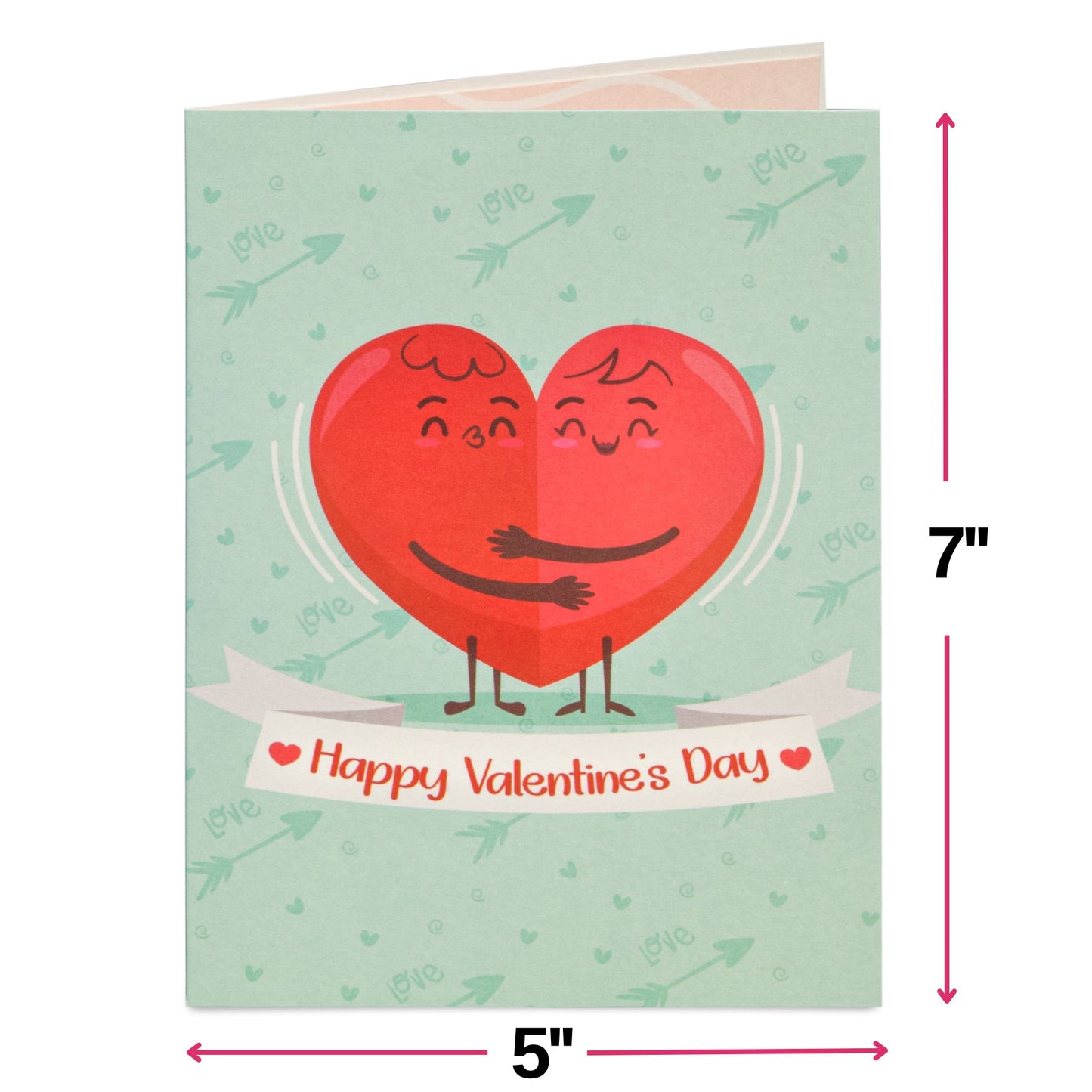 Happy Valentines Day Pop Up Card - Frndly 5" x 7"