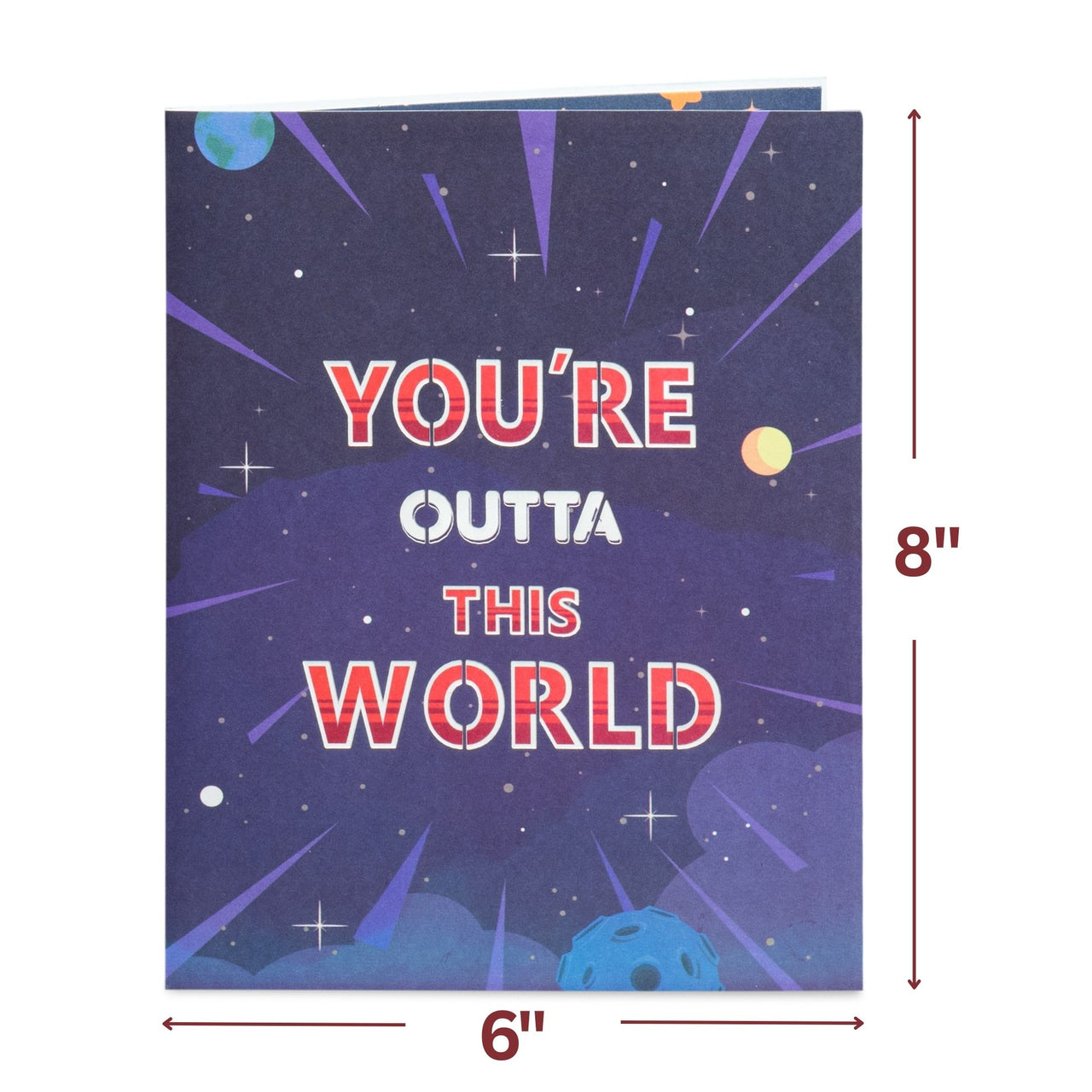 Your Outta This World Rocket Pop Up Card