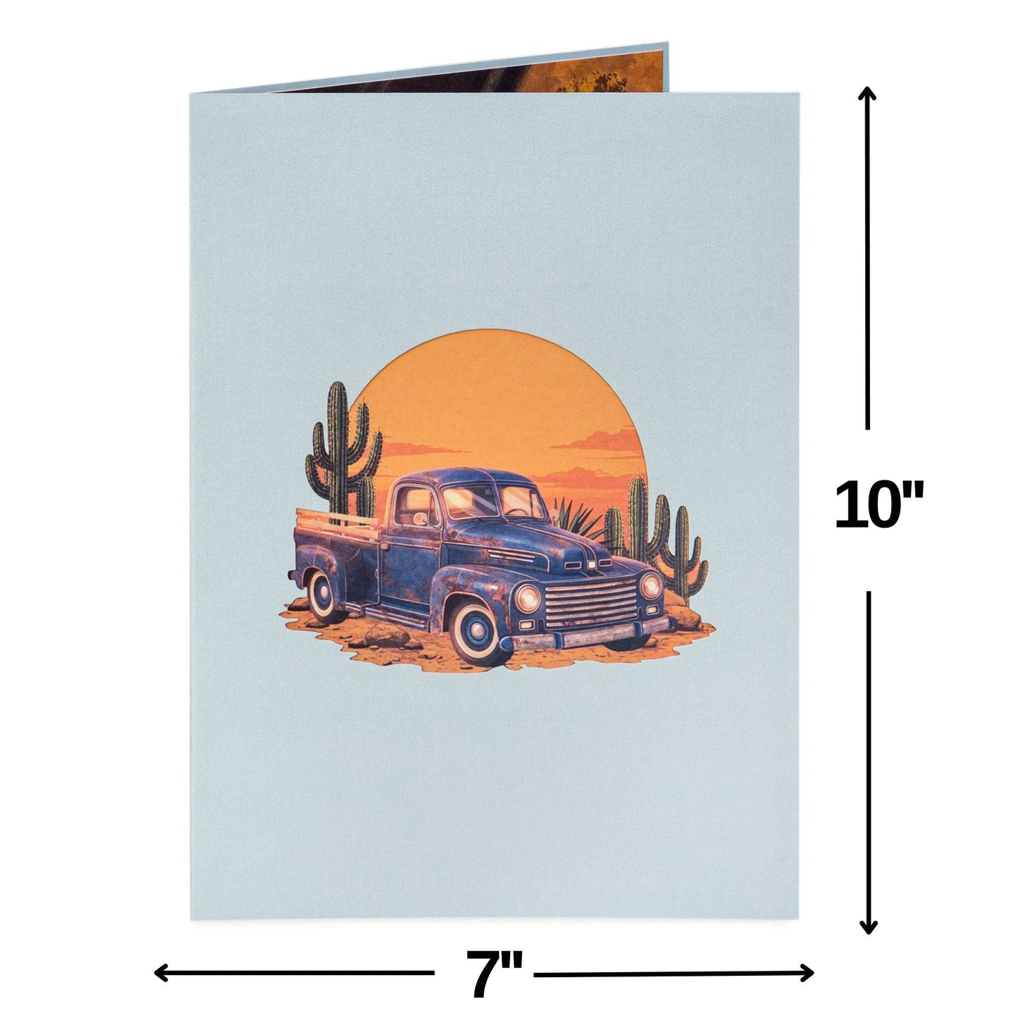 Vintage Truck Pop Up Card for Special Celebrations