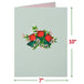 Lovely Roses Bouquet Oversized Pop Up Card with Keepsake