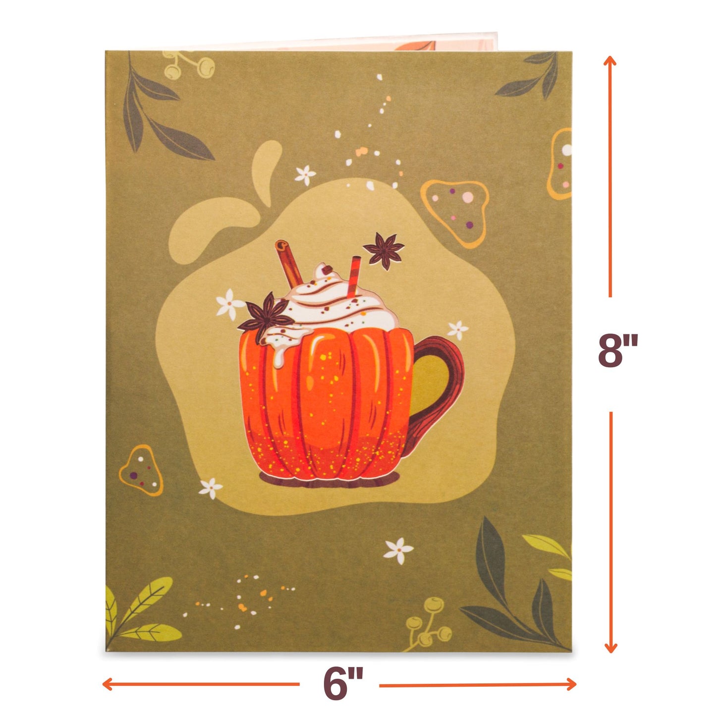 Pumpkin Latte Frndly Pop Up Card