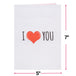 I Love U Bear Pop Up Card