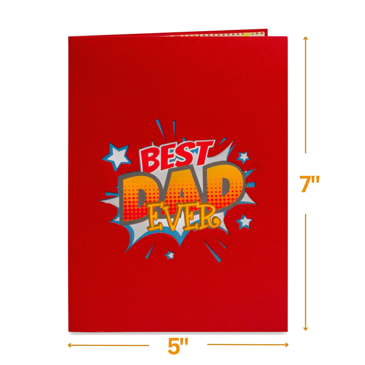 Best Dad Pop Up Card