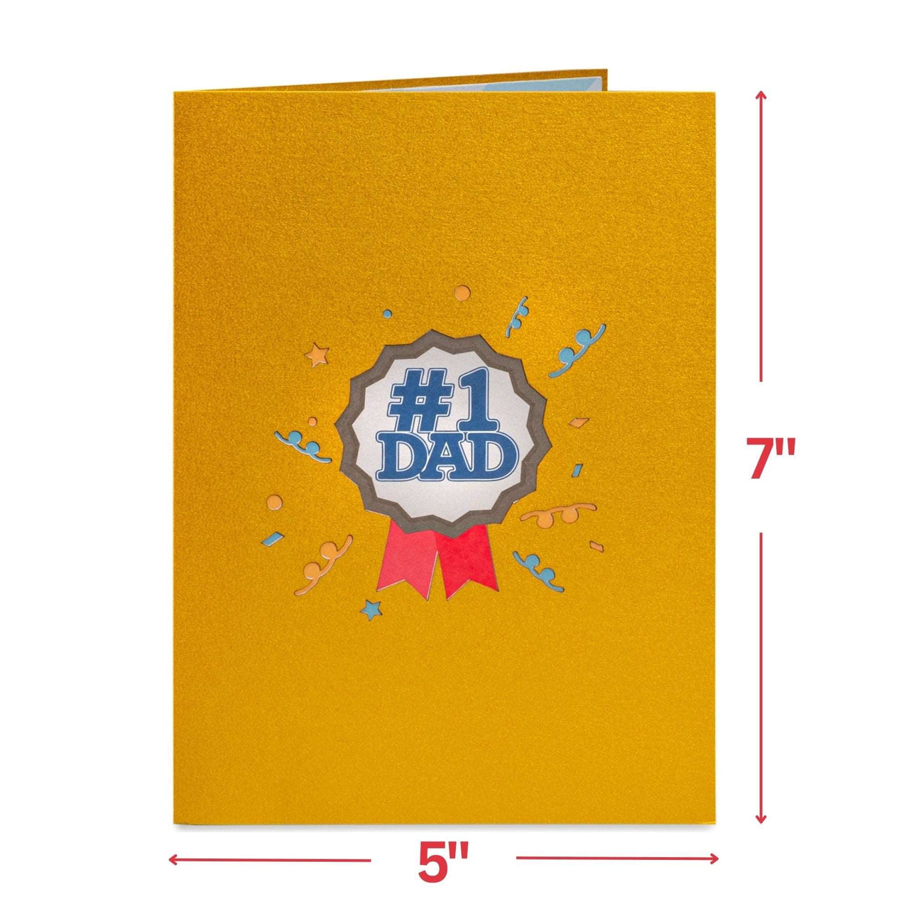 #1 Dad Trophy Pop Up Father's Day Card