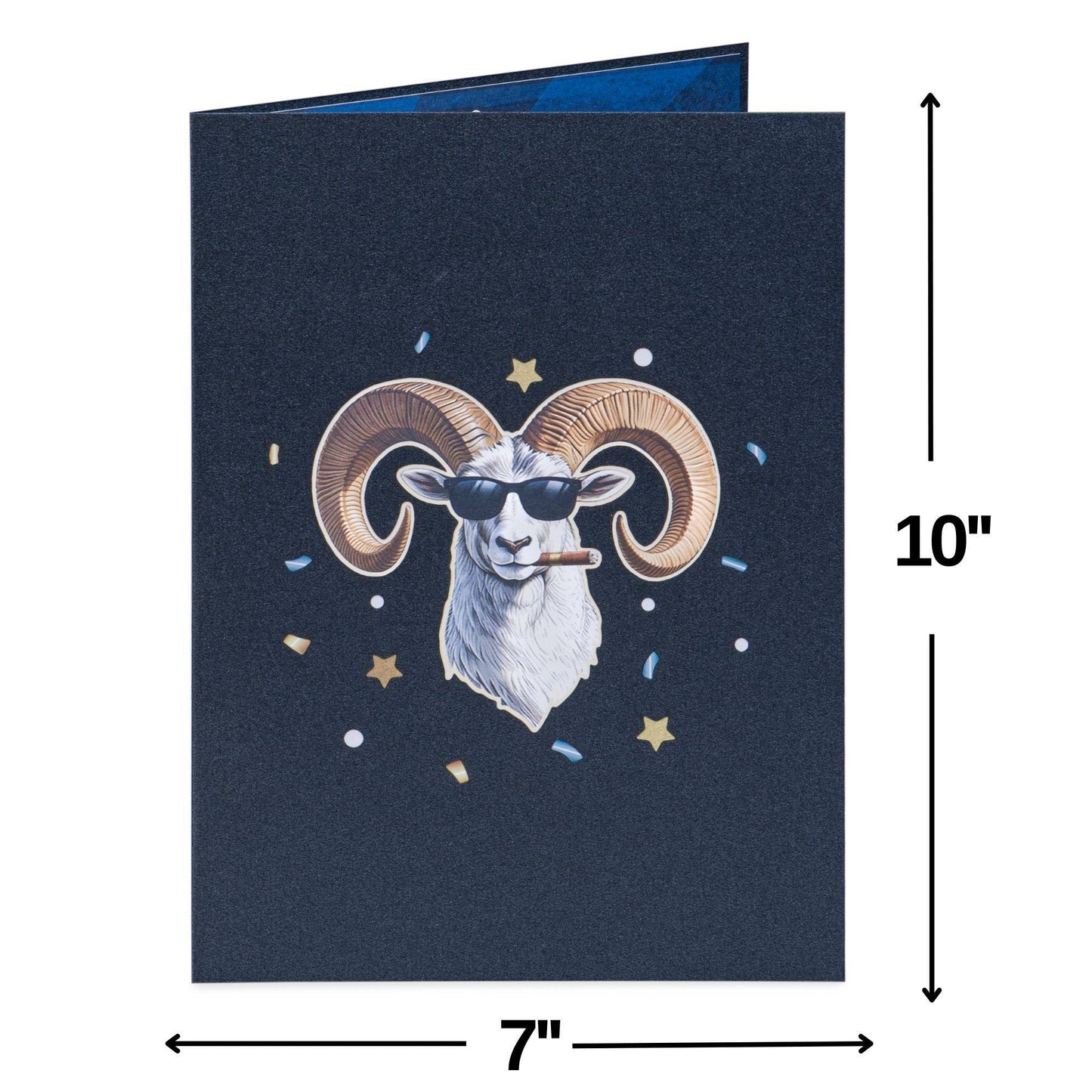 G.O.A.T. Pop Up Greeting Card for Special Occasions