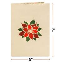 Thumbnail for Poinsettias Plant Pop Up Card