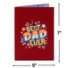 Best Dad Ever Pop Up Card for Father's Day Celebration