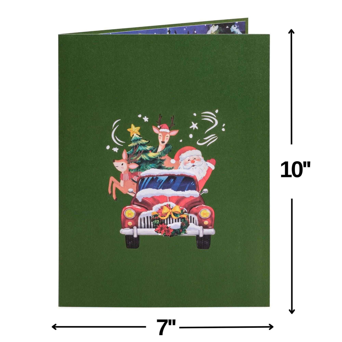 Santa’s Christmas Truck Pop-Up Keepsake Card
