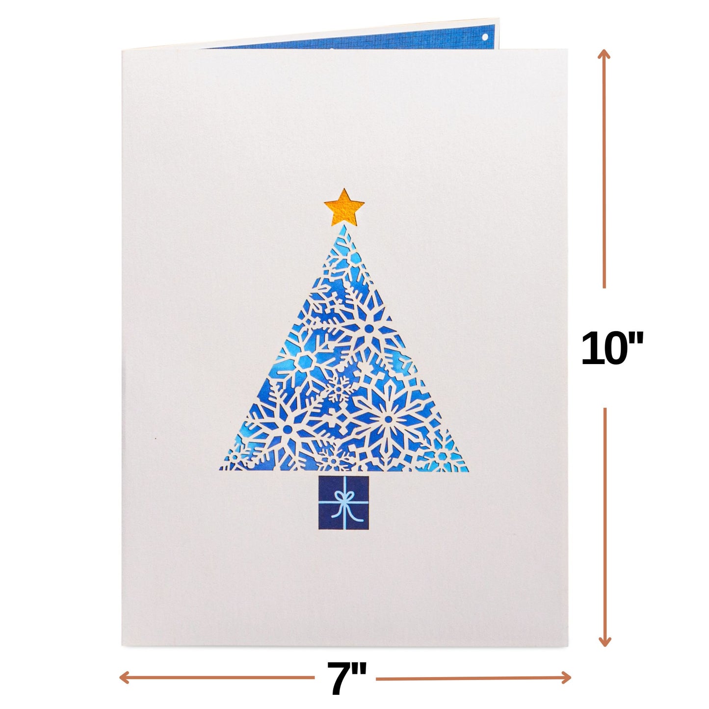 Oversized Magical Christmas Tree Keepsake Pop Up Card