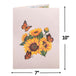 Sunflowers and Butterflies Bouquet Pop Up Card Keepsake