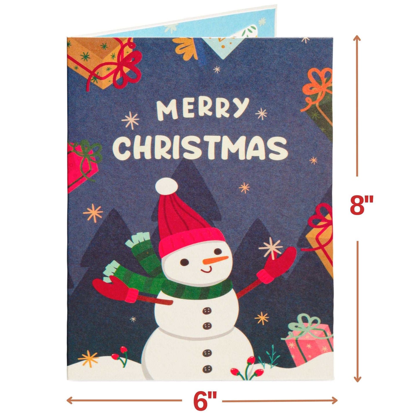 Christmas Night Frndly Pop Up Card, 8" x 6" Cover