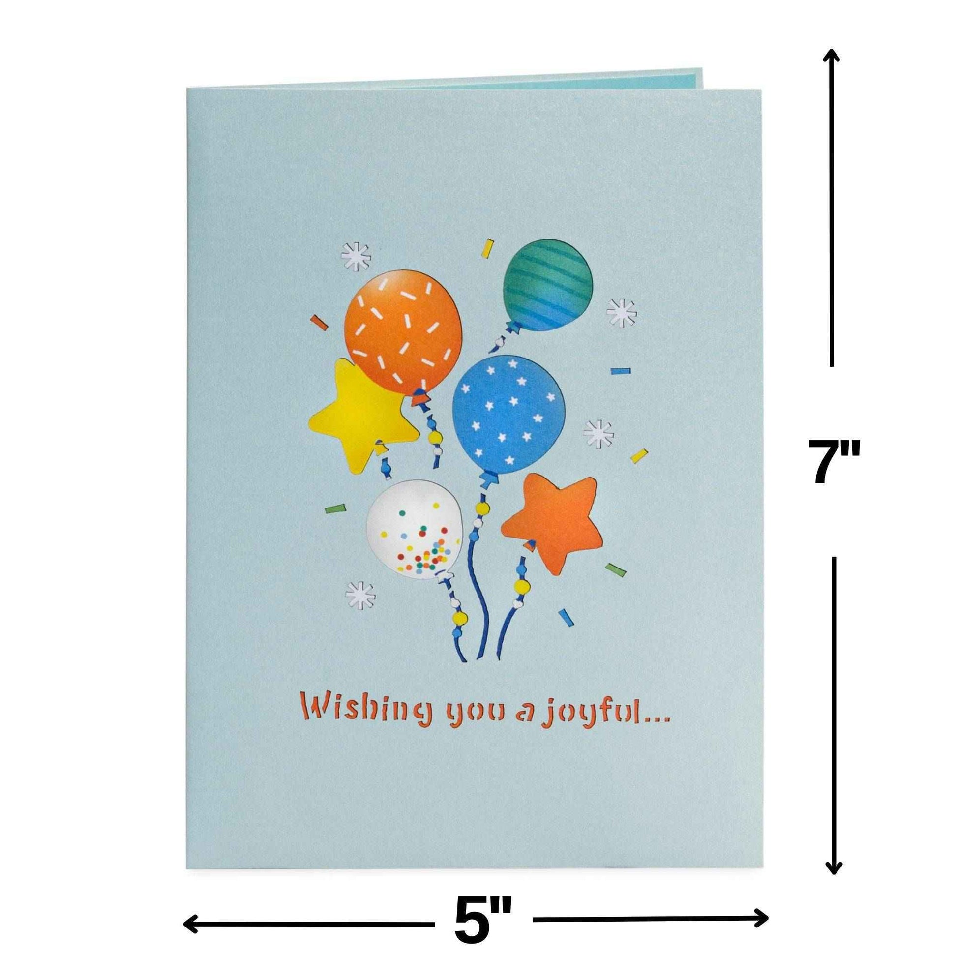 Joyful Happy Birthday Pop Up Card