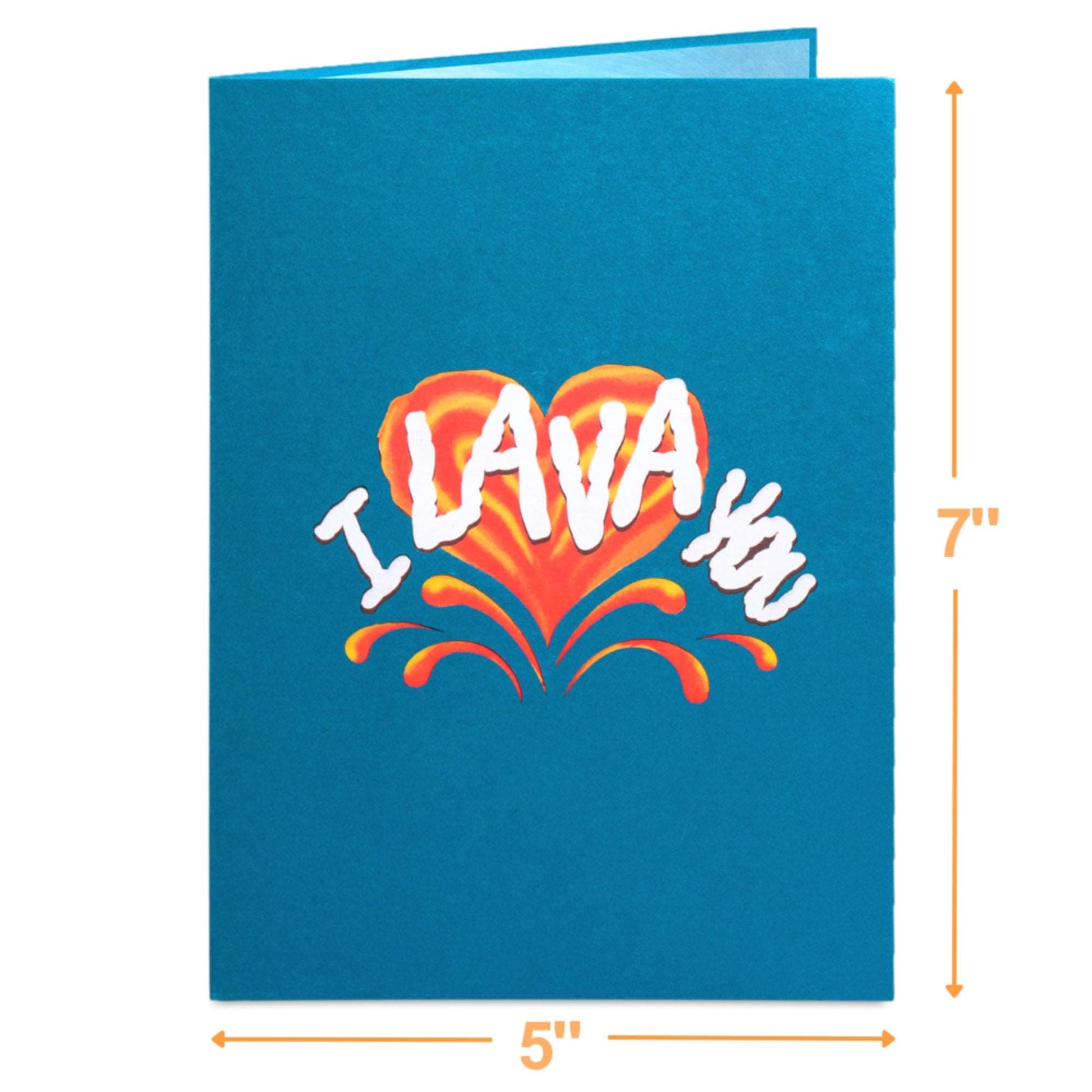 I Lava You Dad 3D Pop Up Card