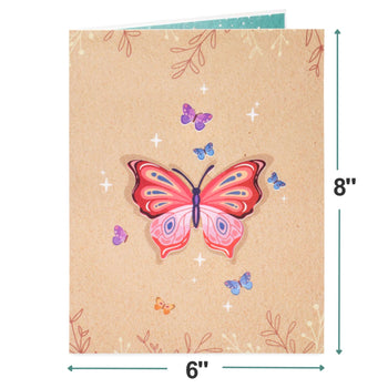 Butterflies Bouquet Pop Up Card