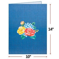 Thumbnail for Winter Wonderland Oversized Pop Up Card with HugePop Bouquet