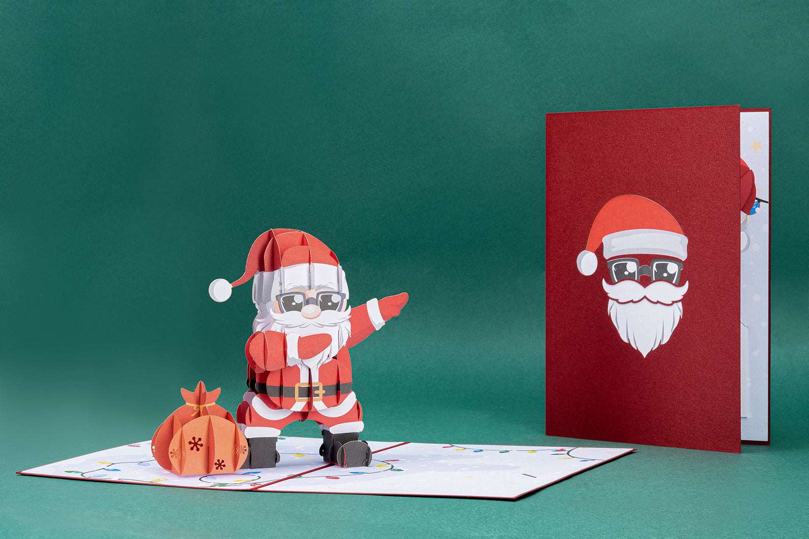 Dancing Santa 5-Pack Bundle Pop Up Cards