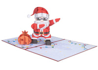 Thumbnail for Dancing Santa Pop Up Christmas Card