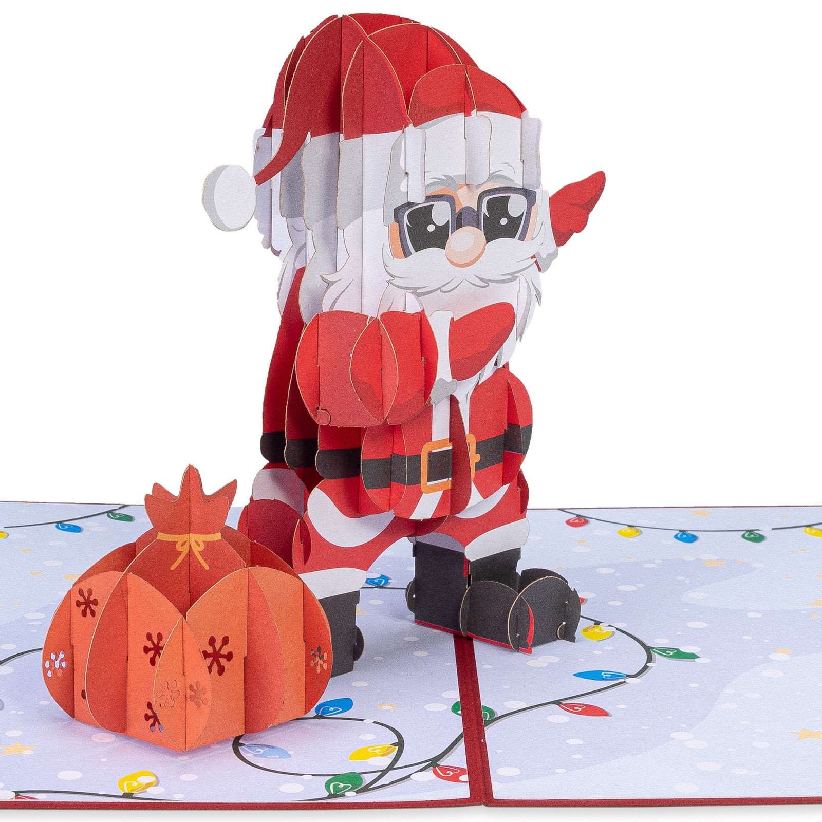 Dancing Santa Pop Up Christmas Card