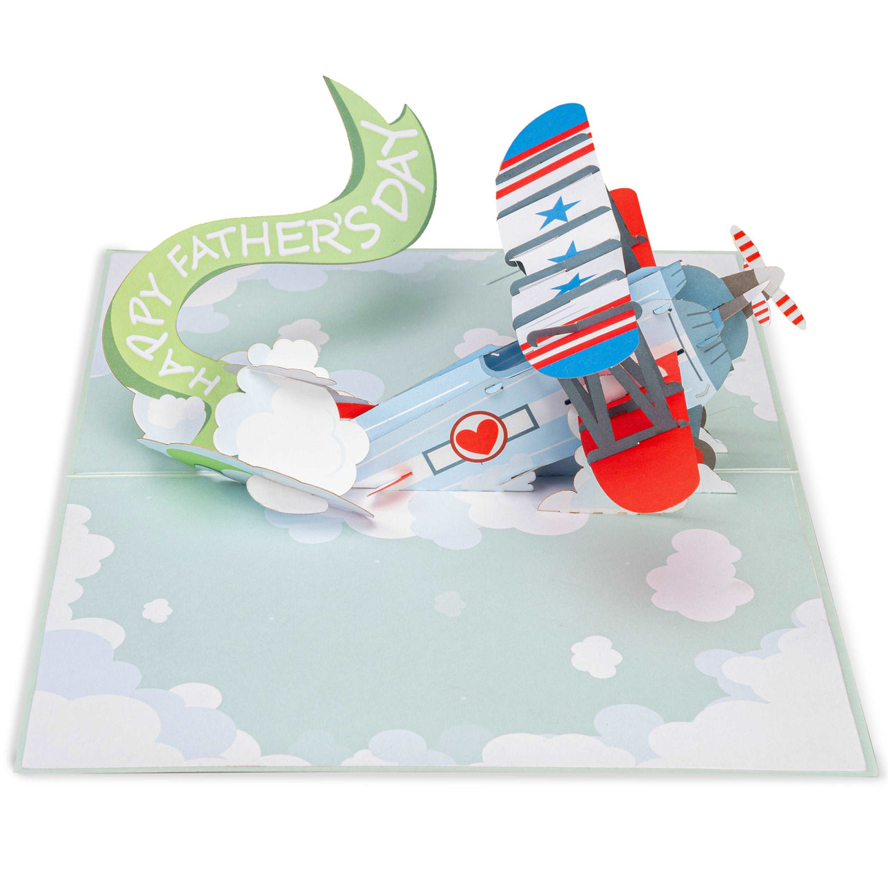 Happy Fathers Day Plane Pop Up Card