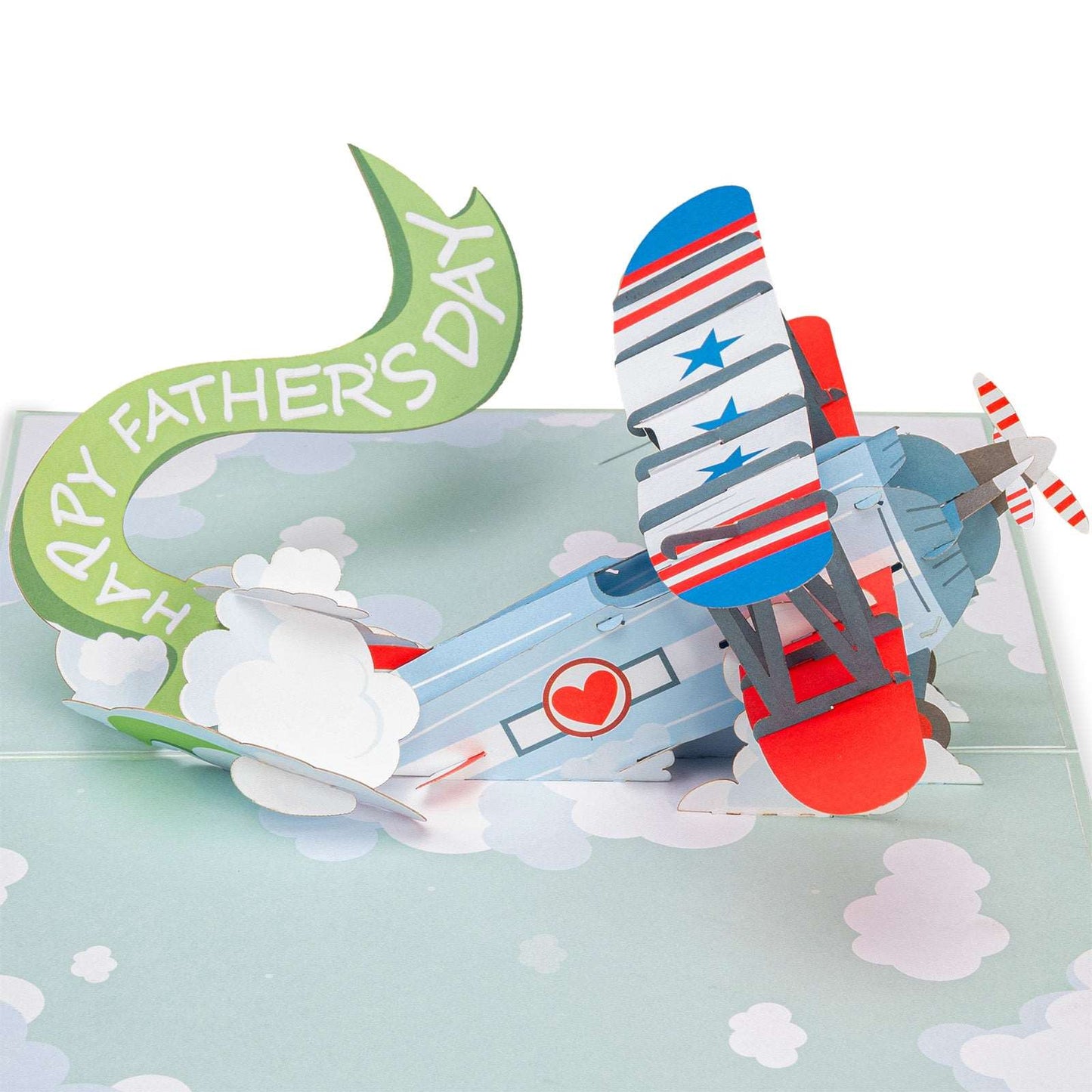 Happy Fathers Day Plane Pop Up Card