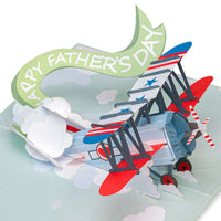 Thumbnail for Happy Fathers Day Plane Pop Up Card