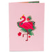 Flamingo Pop Up Card