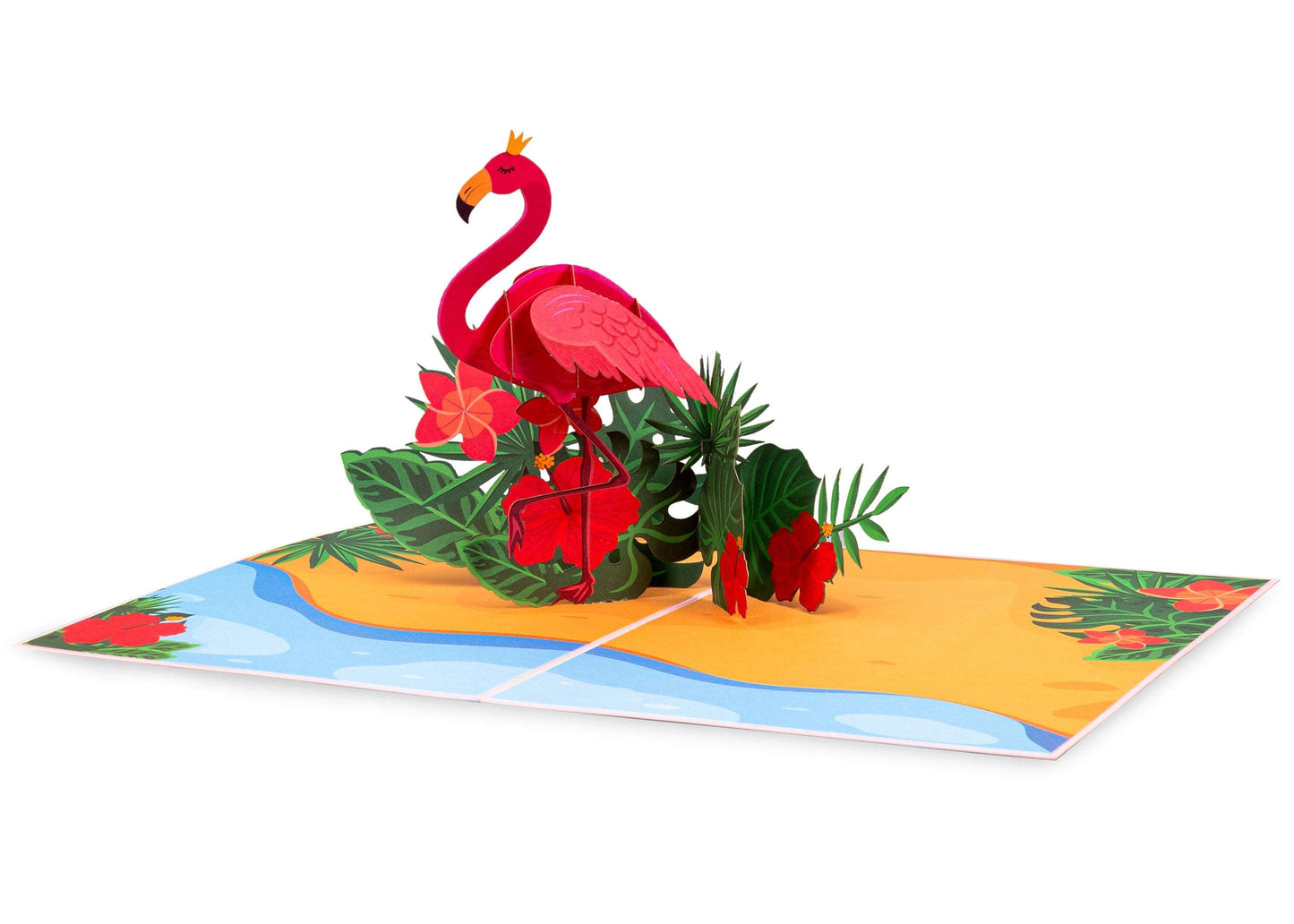 Flamingo Pop Up Card